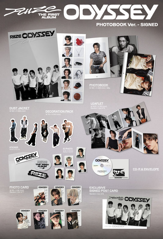 The 1st Album 'ODYSSEY' (Exclusive Signed Photobook)