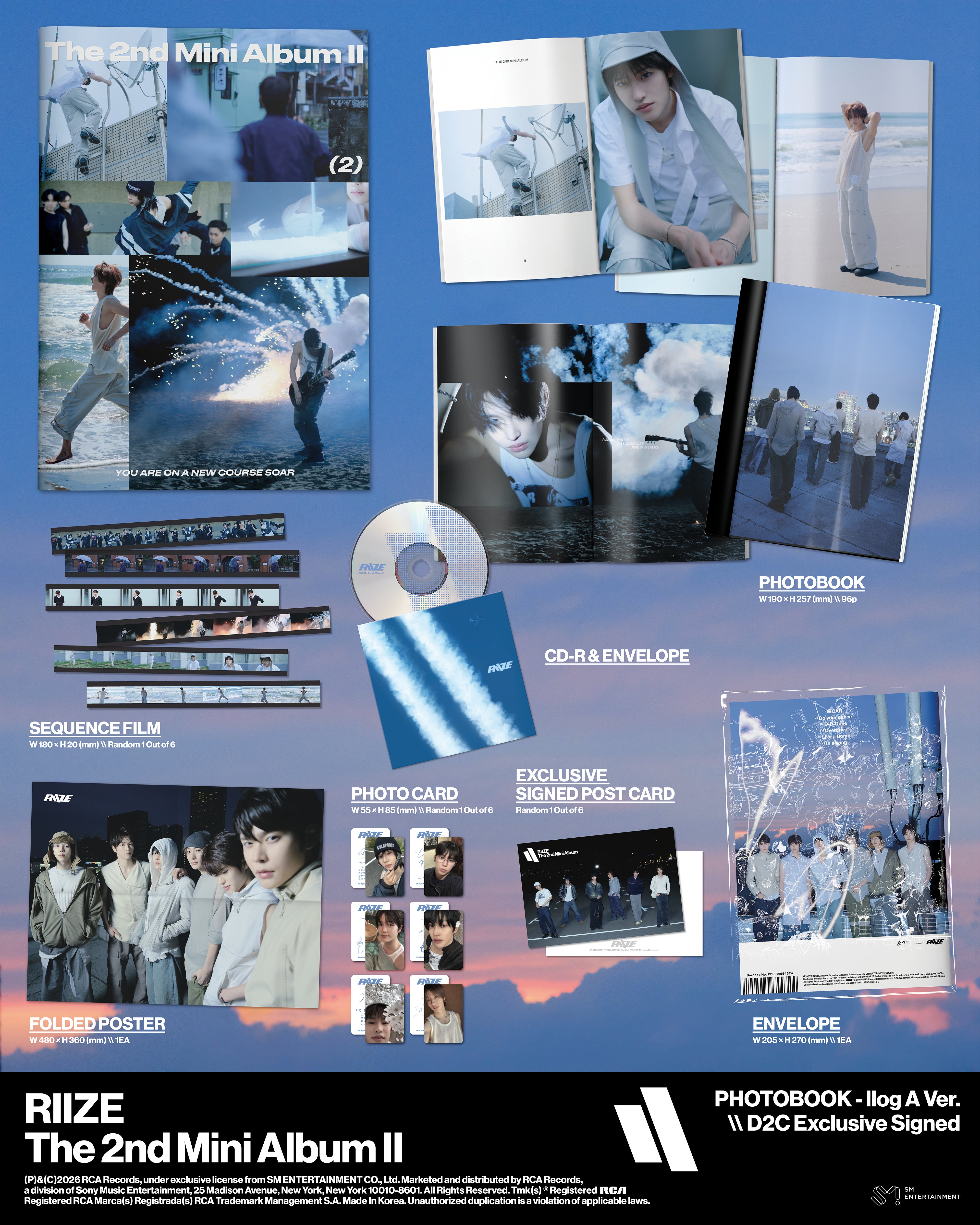 The 2nd Mini Album「Ⅱ」 — Exclusive Signed Photobook – RIIZE